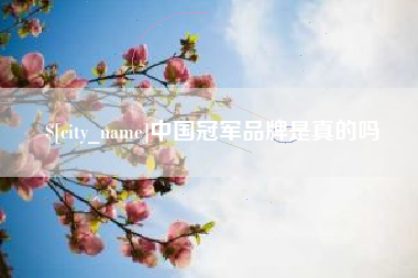 随州中国冠军品牌是真的吗