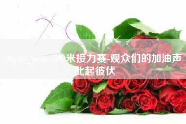 随州500米接力赛-观众们的加油声此起彼伏