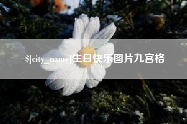 随州生日快乐图片九宫格