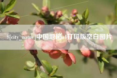 随州中国地图a4打印版空白图片