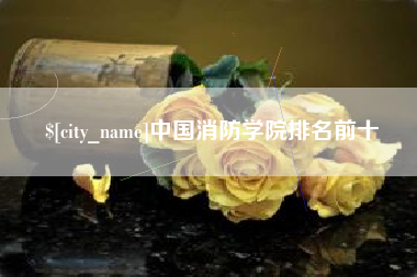 随州中国消防学院排名前十