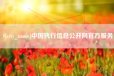 随州中国执行信息公开网官方服务