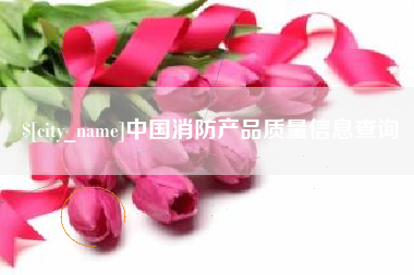 随州中国消防产品质量信息查询