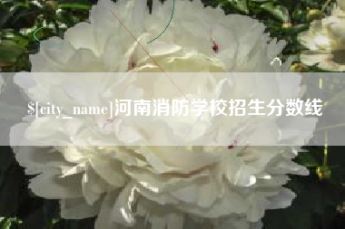 随州河南消防学校招生分数线