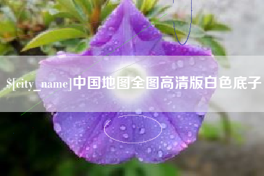 随州中国地图全图高清版白色底子