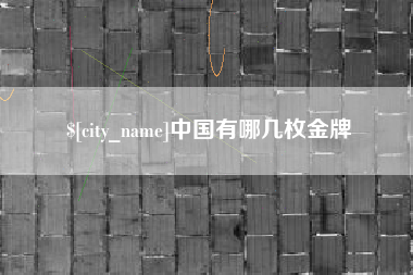 随州中国有哪几枚金牌