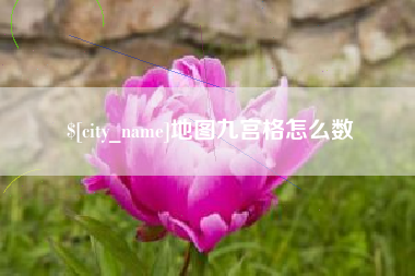 随州地图九宫格怎么数