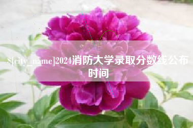 随州2024消防大学录取分数线公布时间