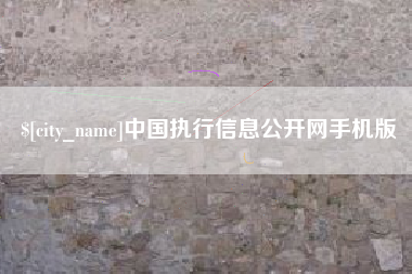 随州中国执行信息公开网手机版