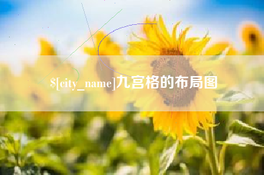 随州九宫格的布局图