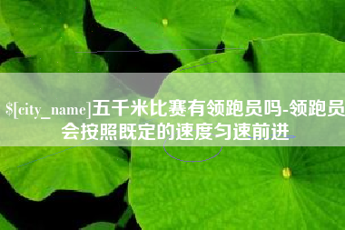 随州五千米比赛有领跑员吗-领跑员会按照既定的速度匀速前进