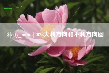 随州2025大利方向和不利方向图
