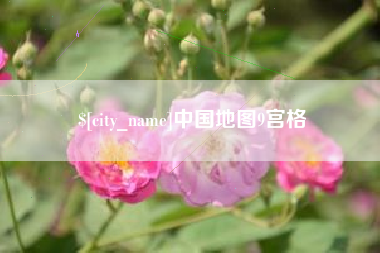 随州中国地图9宫格