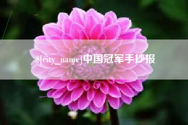随州中国冠军手抄报
