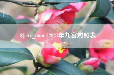 随州2021年九宫对照表