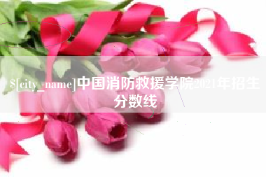 随州中国消防救援学院2021年招生分数线