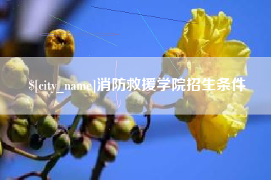 随州消防救援学院招生条件
